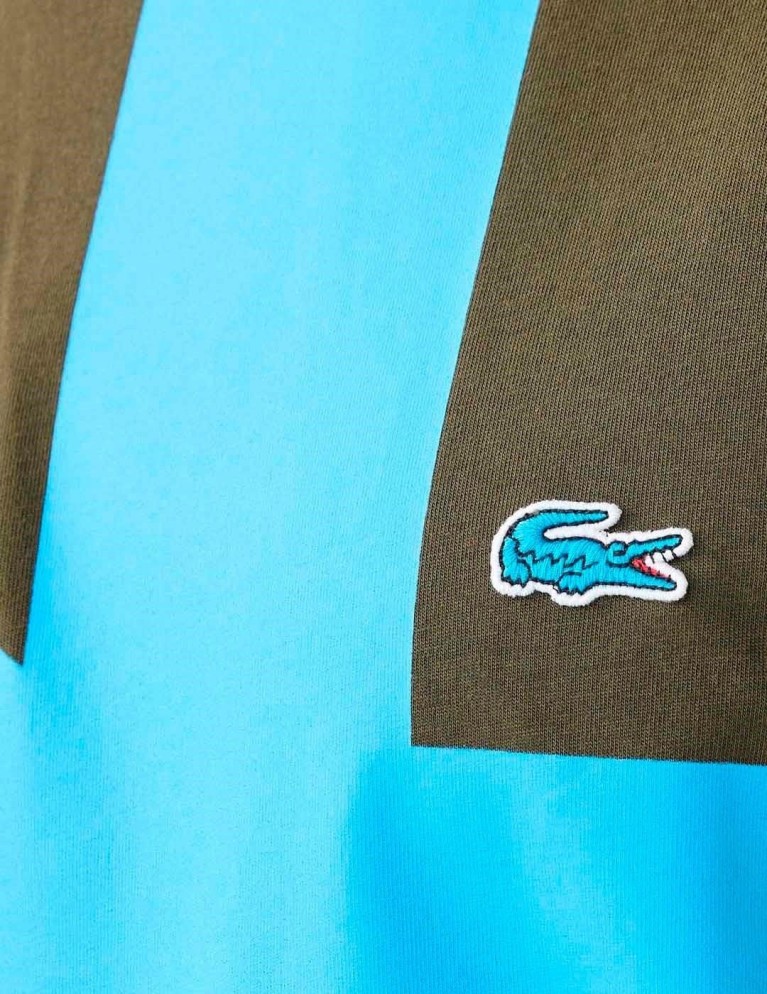 T-shirt LACOSTE regular fit tee baobab